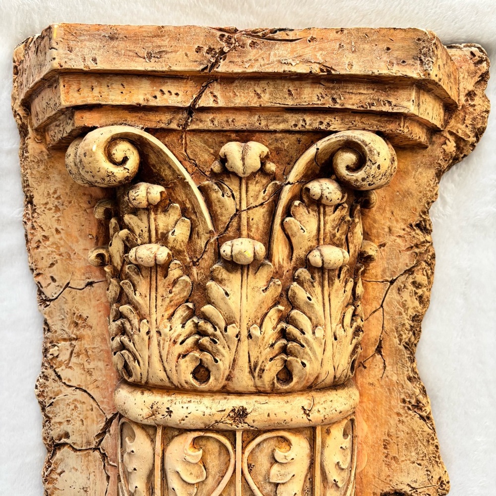 Set of 2 Large Decorative Roman Pillars Made From Molded Foam—EUC - Picture 3 of 16